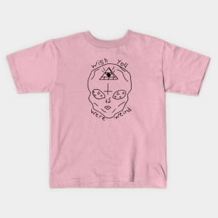 Wish You Were Weird Alien Kids T-Shirt